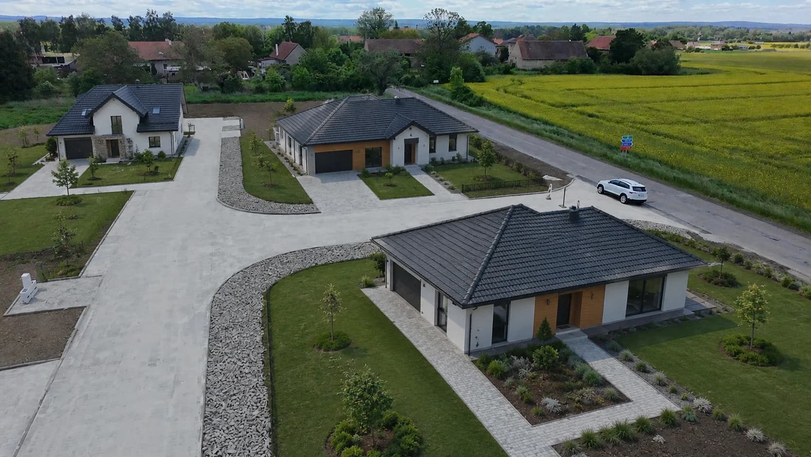 Čankovice – stavební pozemky, vizualizace