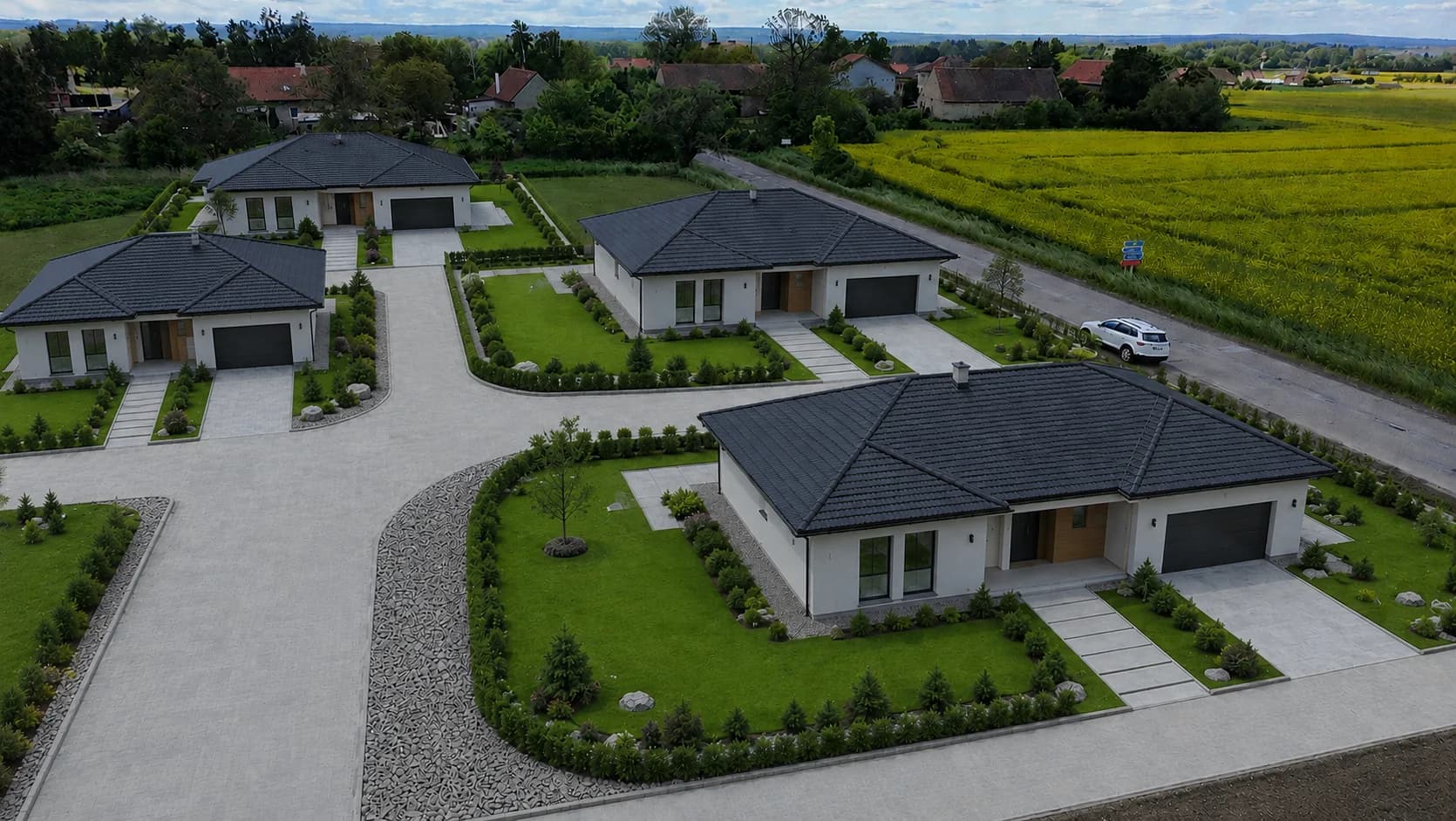 Vizualizace zástavby Čankovice
